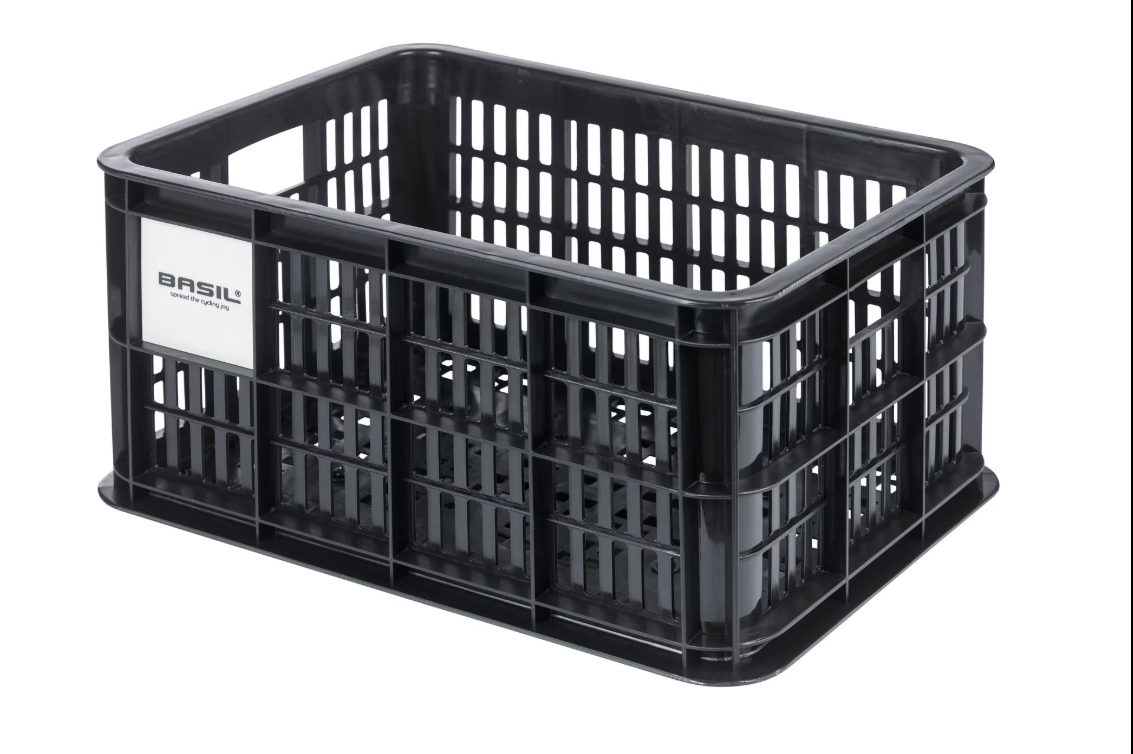 Bicycle Crate Large 40L Black
