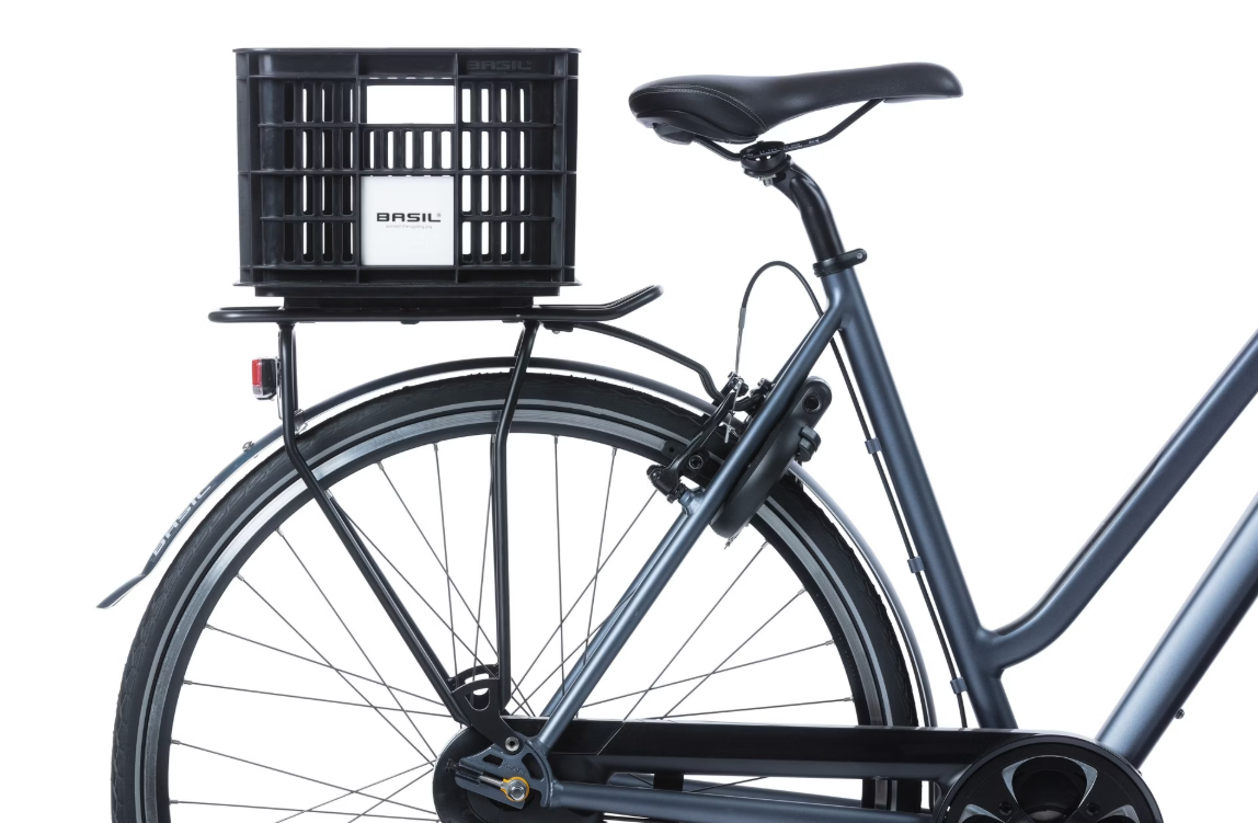 Bicycle Crate Large 40L Black