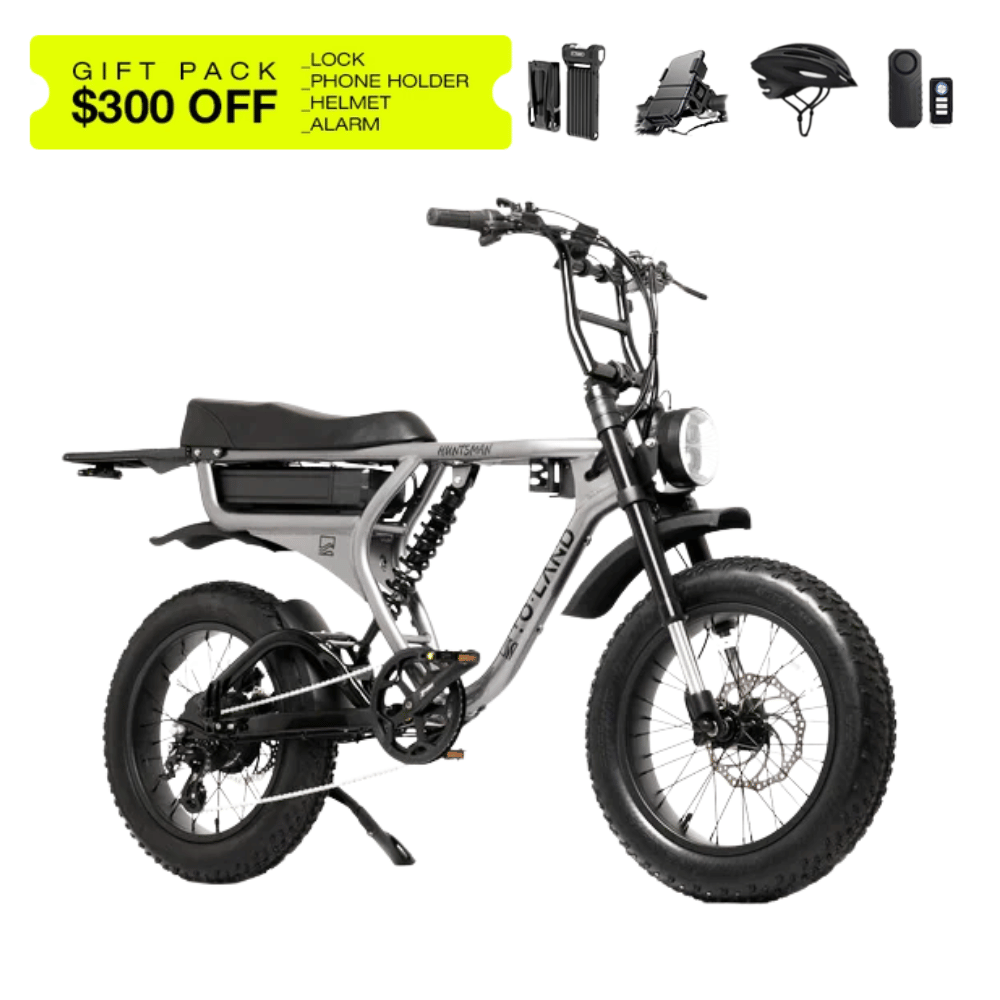 TOLAND HUNTSMAN E-BIKE, 500W, 48V 15AH 720WH BATTERY