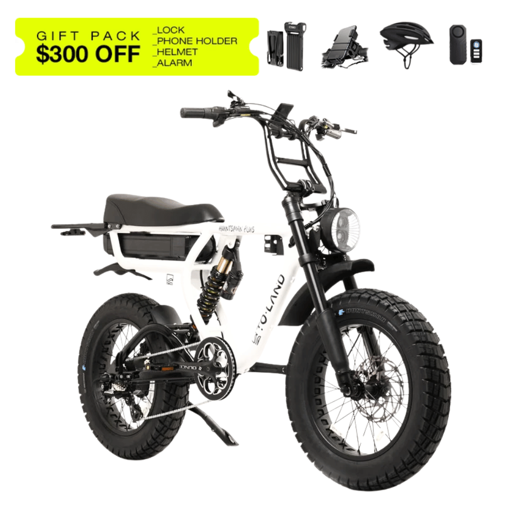 TOLAND HUNTSMAN PLUS E-BIKE, 1000W, 52V 20AH 1040WH BATTERY