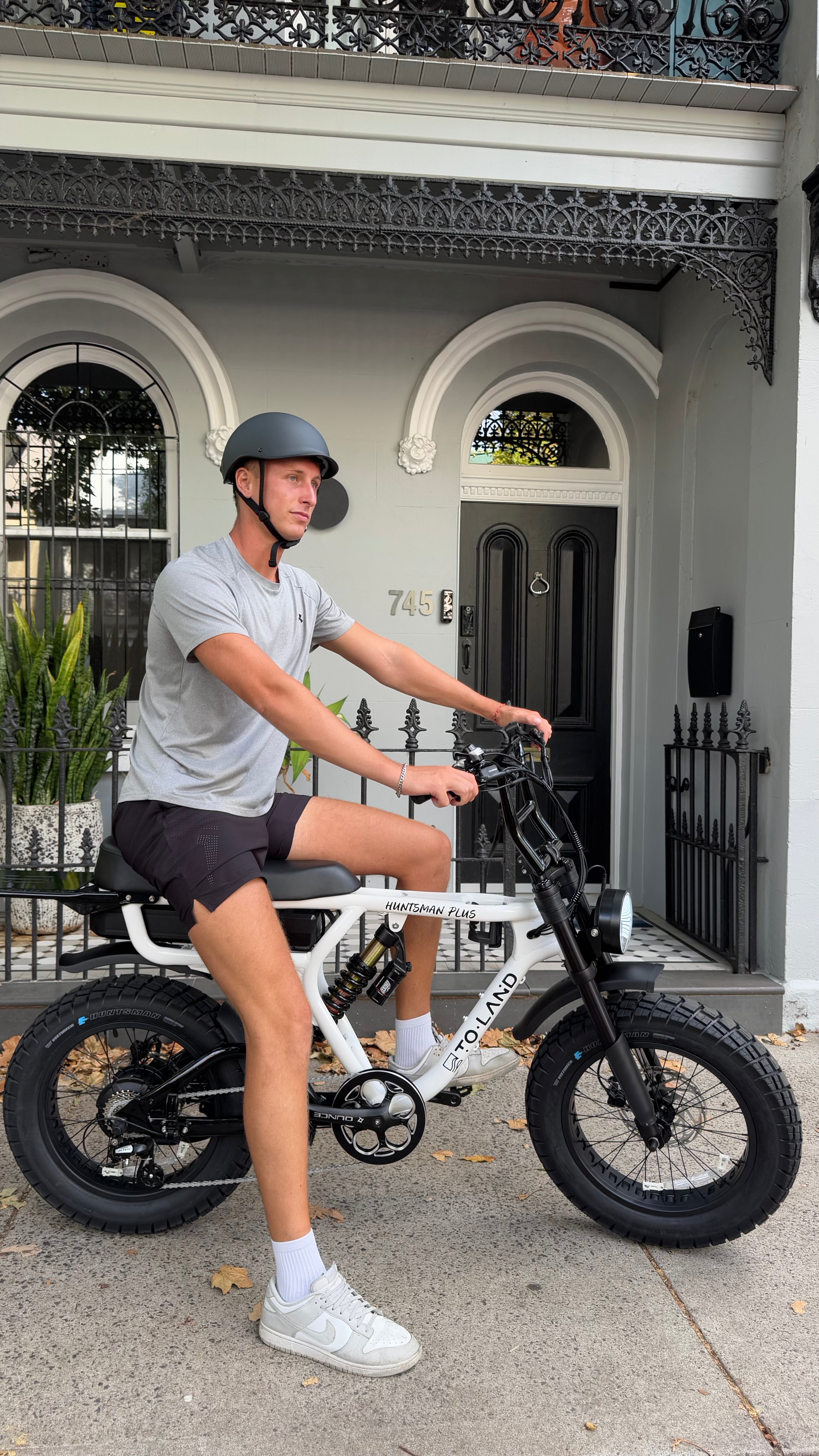 Person on an electric bike 