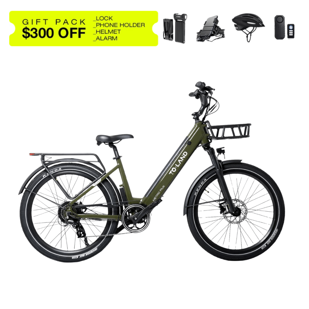 TOLAND METRO PLUS E-bike, 500W, 48V 17.5AH 840WH Battery